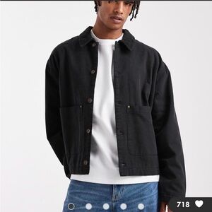 BRAND NEW Asos chore workwear jacket Size medium black